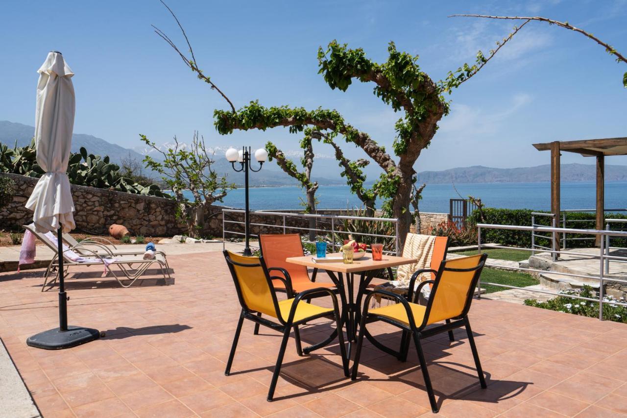 Beachfront Family Villa Katerina With Private Pool, Playground, Bbq & Amazing Sea Views! Petres  Exteriör bild